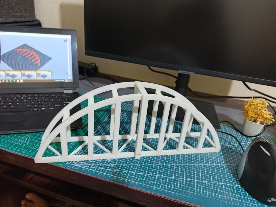 Arch bridge model